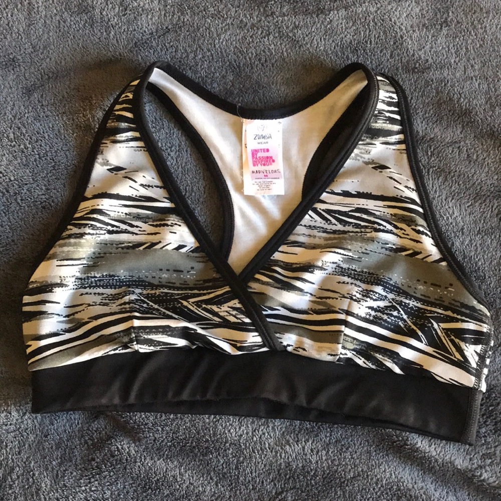 Zumba Fitness Racerback Sports Bra